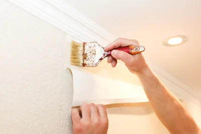 Pose de papier peint à Alleins — revêtements muraux et toiles de verre